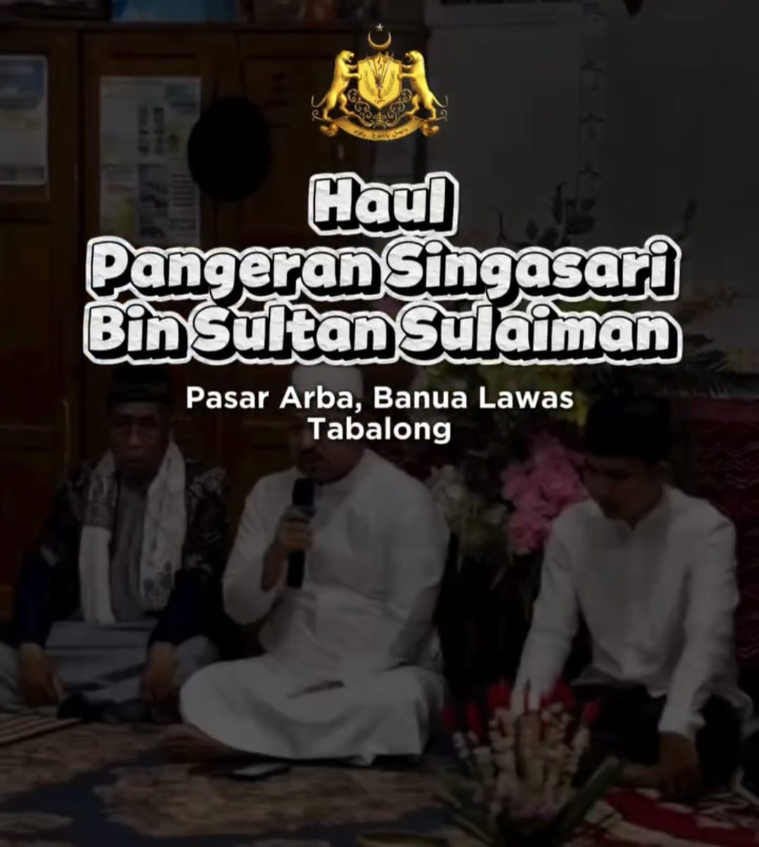 Sultan Banjar Hadiri Haul Pangeran Singasari di Banua Lawas Tabalong